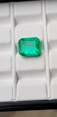 Beautiful Classic Octagonal cut Emerald from Panjshir