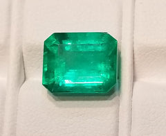 Beautiful Classic Octagonal cut Emerald from Panjshir