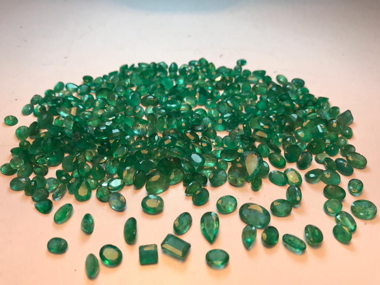Beautiful Faceted Natural Emerald from Zambia