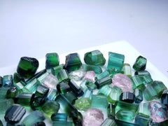 Beautiful and Big Lot of Different Colors of Facet Rough Tourmaline