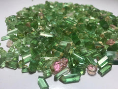 Beautiful Facet Rough Green Tourmaline from Jaba Mines Kunar