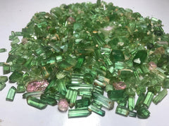 Beautiful Facet Rough Green Tourmaline from Jaba Mines Kunar