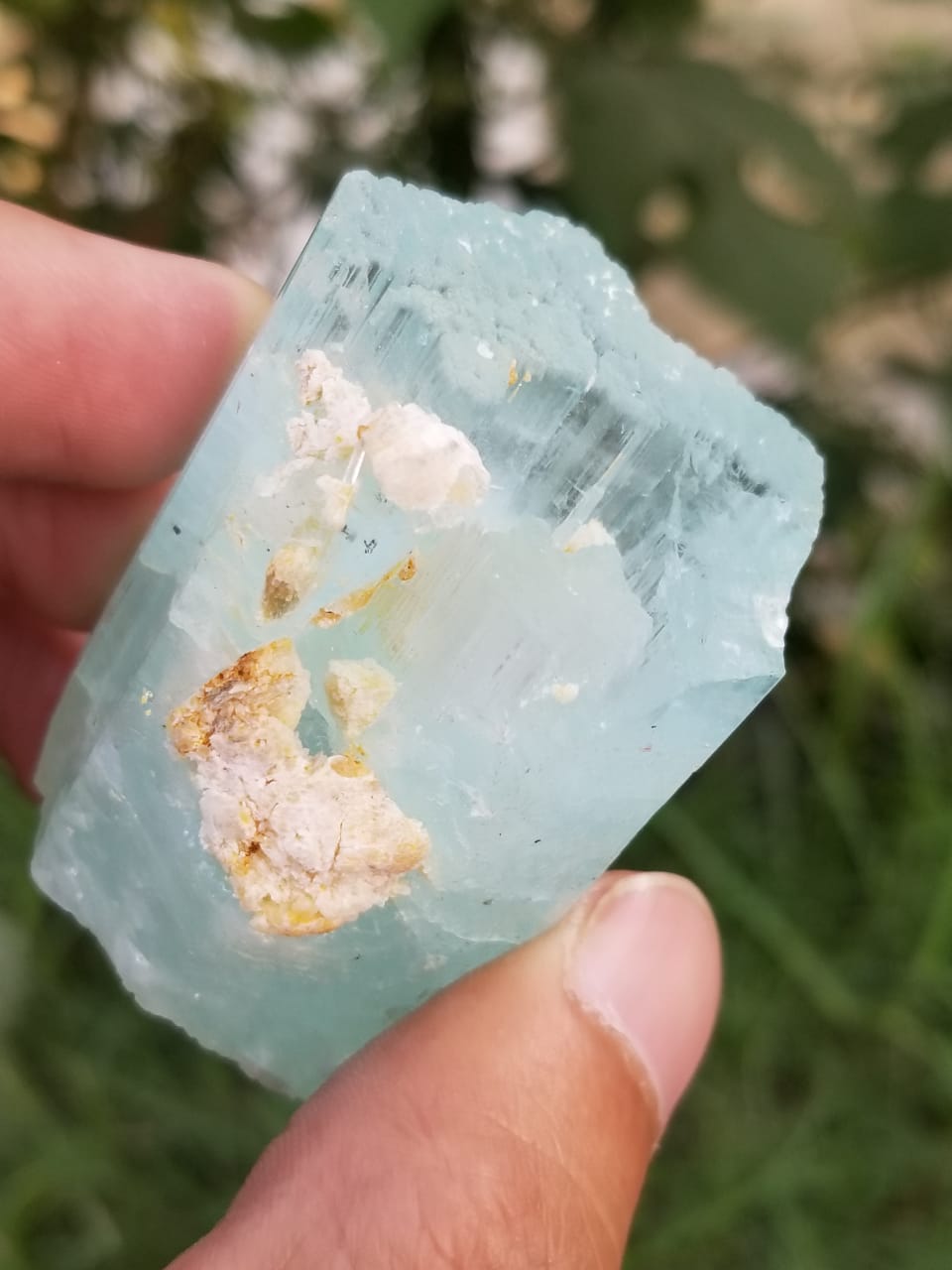Aquamarine crystal from Pakistan available for sale