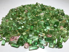 Beautiful Facet Rough Green Tourmaline from Jaba Mines Kunar