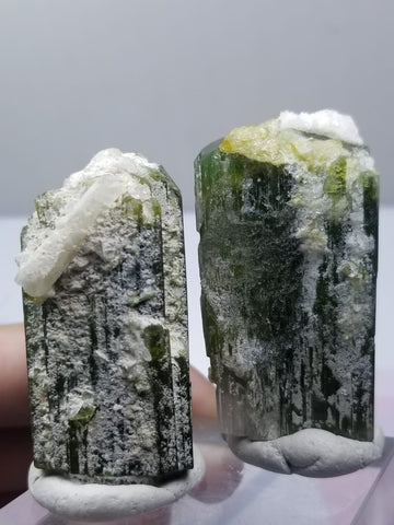Green Tourmaline crystals from Afghanistan available for sale