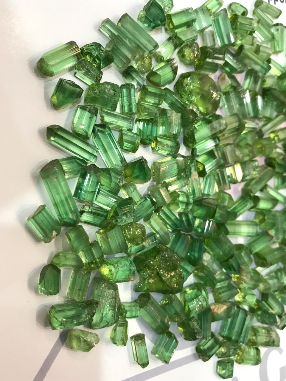 Amazing and Blended Facet Grade Green Tourmaline