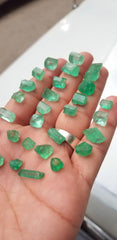 Facet Grade Rough Emeralds Lot available for sale