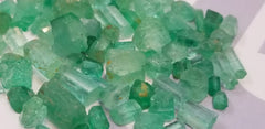 Buy Facet Grade Rough Emeralds Lot available for sale