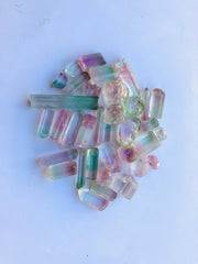 Beautiful Facet Rough Bicolor Tourmaline from Kunar