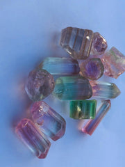 Beautiful Facet Rough Bicolor Tourmaline from Kunar