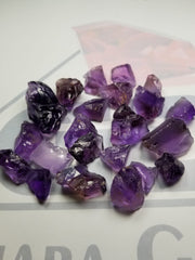 Facet Grade Rough Amethyst from the Mines of Madagascar