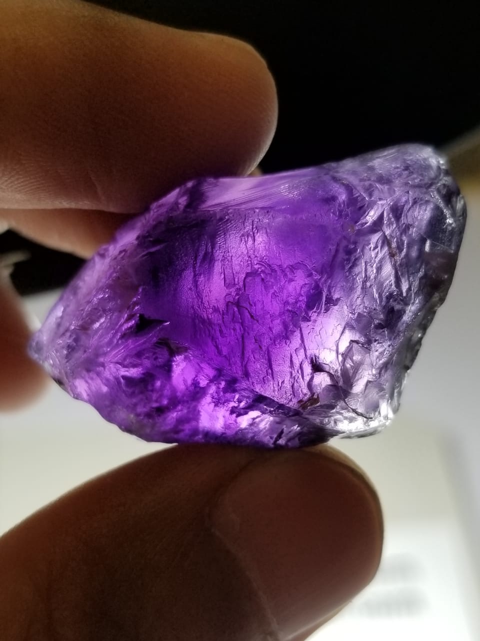 Facet Grade Rough Amethyst from the Mines of Madagascar