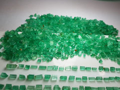 Facet Grade Rough Emeralds Lot available for sale