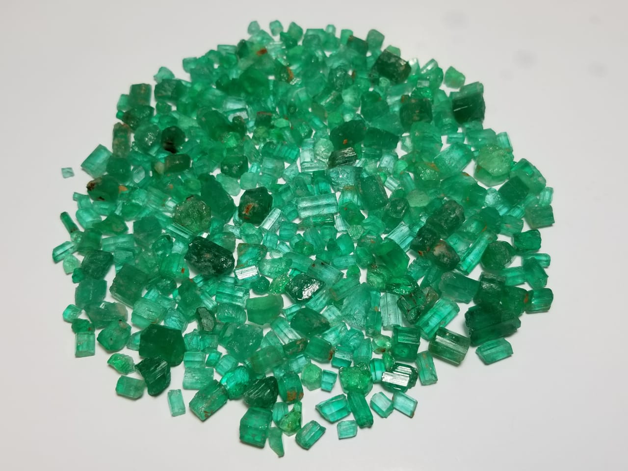 Buy Facet Grade Rough Emeralds Lot available for sale