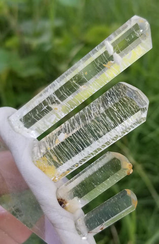Very beautiful aquamarine crystals with unique inclusion available for sale