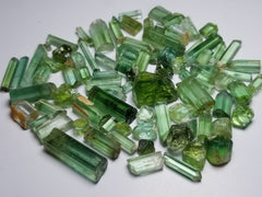 Beautiful Lot of Facet Rough Green Tourmaline for sale