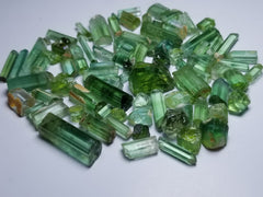 Beautiful Lot of Facet Rough Green Tourmaline for sale