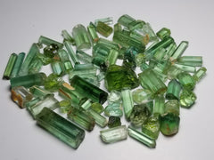 Beautiful Lot of Facet Rough Green Tourmaline for sale