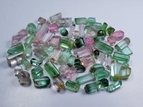Big Lustrous Bicolor, Pink and Green Tourmaline