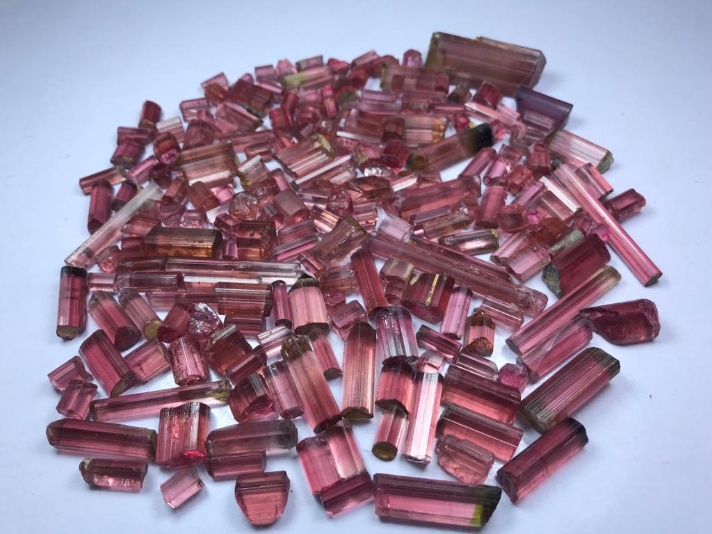 Facet Grade Rough Red Tourmaline lot available for sale