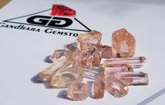 Fabulous Facet Rough pink & imperial Topaz