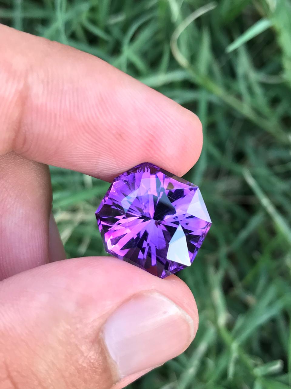 Sweet Color Faceted Amethyst available for sale