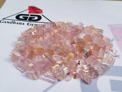 Fabulous Facet Rough pink & imperial Topaz