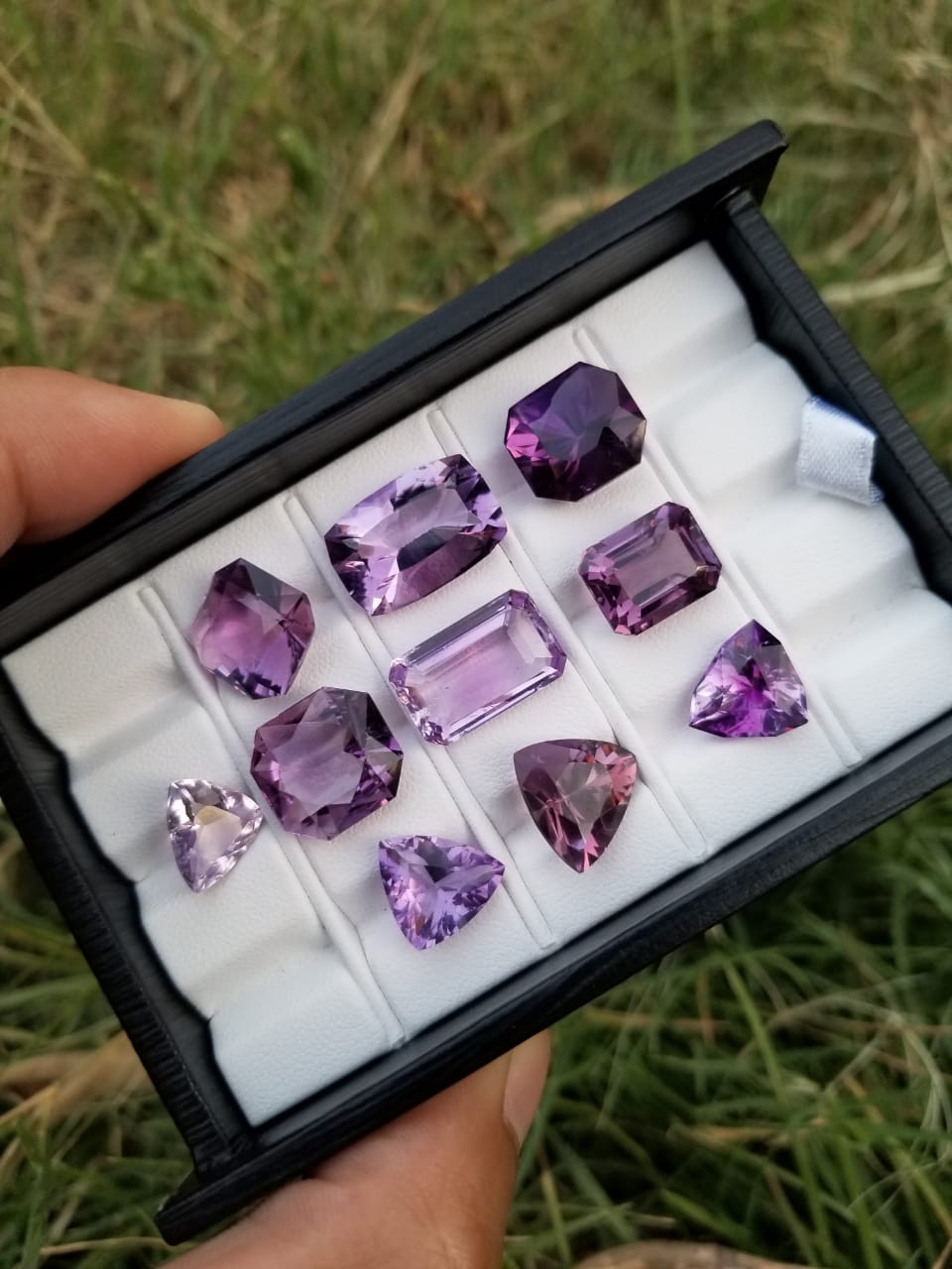 Big and Beautiful different Faceted Amethyst Gemstones