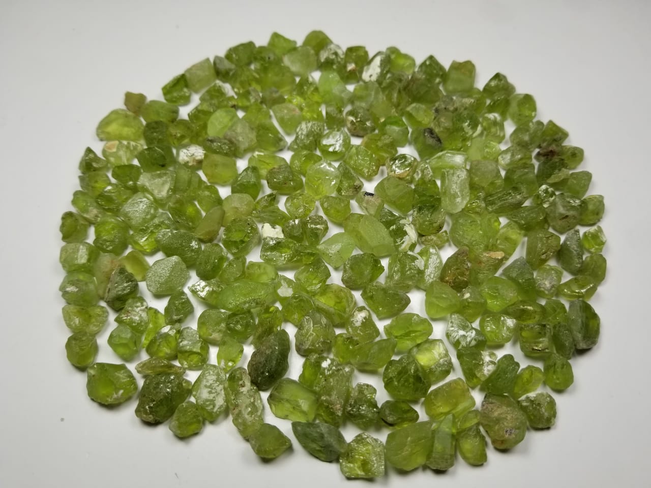 Facet Grade Rough Peridot Lot available for sale