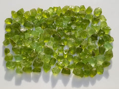 Peridot Facet Rough Peridot available, have good clarity and color