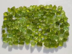 Peridot Facet Rough Peridot available, have good clarity and color