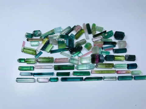 Beautiful and Blended Tourmaline Crystals