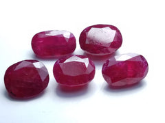 Ruby Faceted lot available for sale