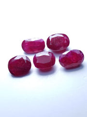 Ruby Faceted lot available for sale