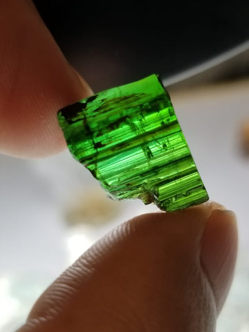 Beautiful and Clean Green Color Facet Grade Tourmaline