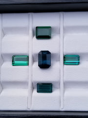 Green and blue Tourmaline lot available for sale