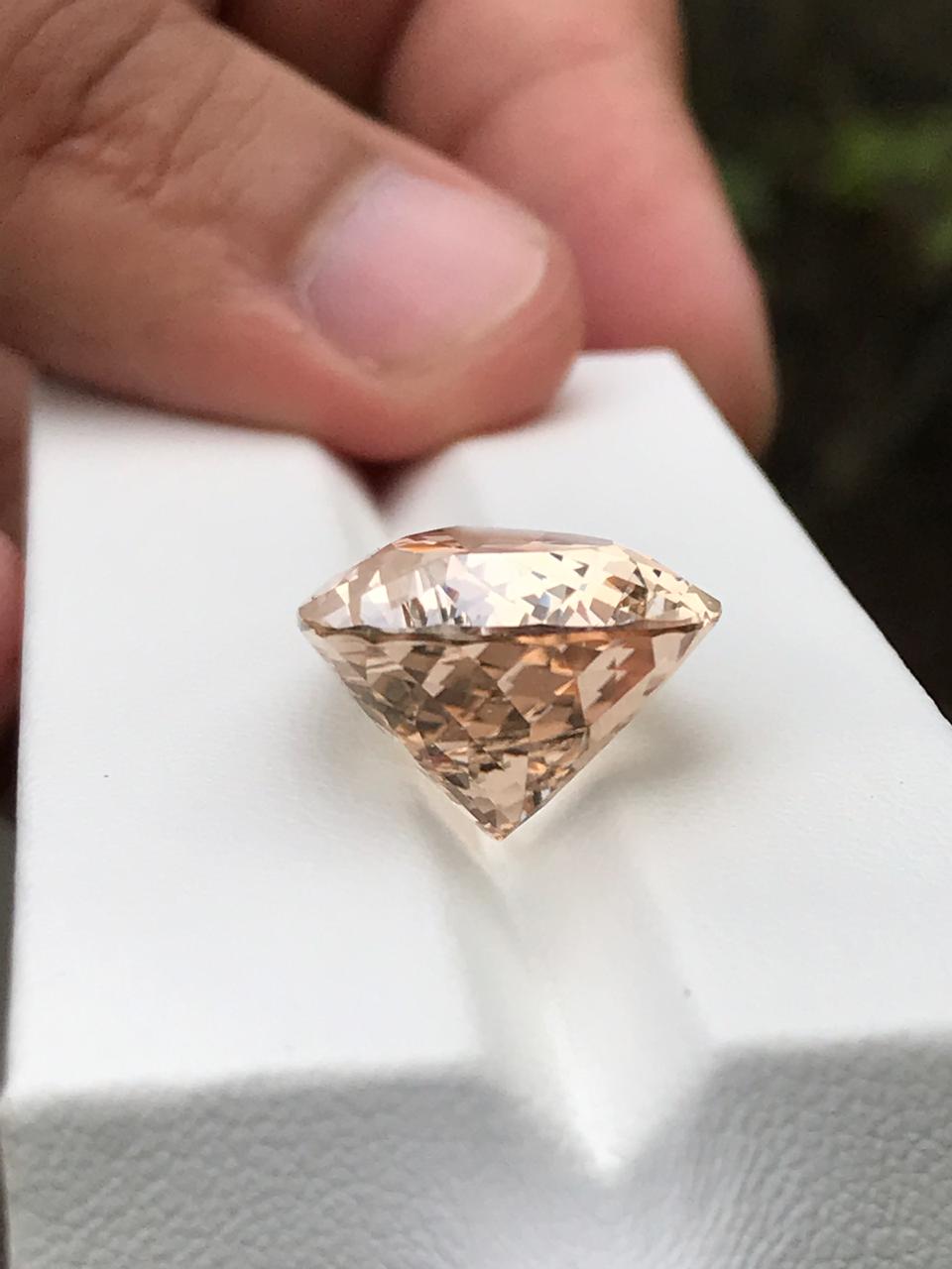 Gorgeous Morganite Color Faceted available for sale
