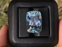 Beautiful Color Faceted Aquamarine piece