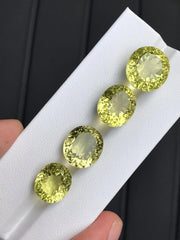 Beautiful Color Faceted Lemon Quartz for sale