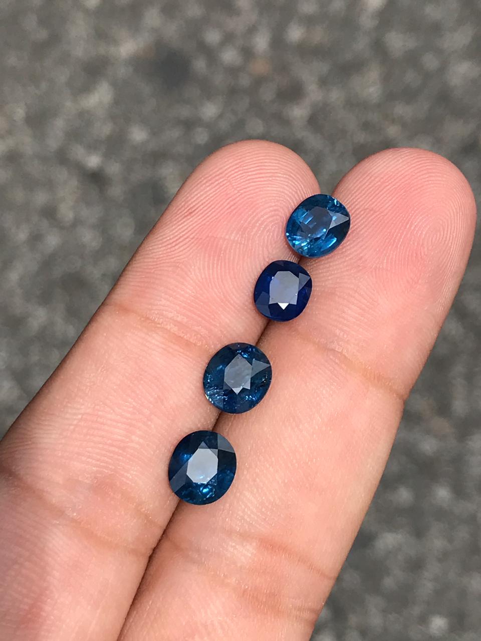 Beautiful Color Natural Sapphire Faceted lot available for sale