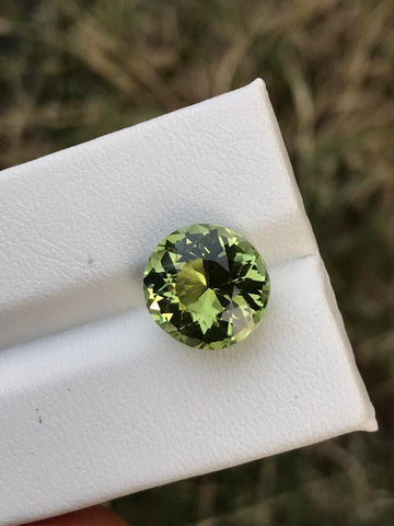 Greenish Yellow Faceted Tourmaline for Sale