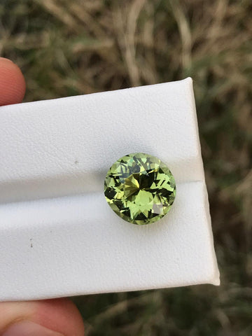 Greenish Yellow Faceted Tourmaline for Sale