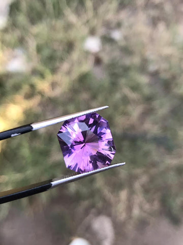 Beautiful Color Faceted Amethyst available for sale