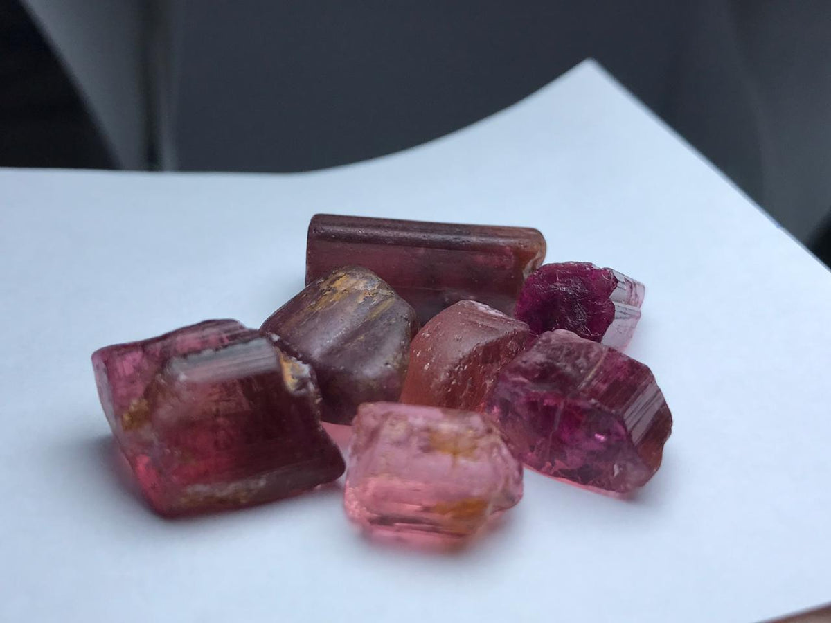Facet Grade Rough Rubellite for Faceting from Africa