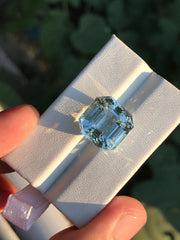 Faceted Aquamarine for sale