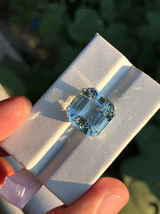 Faceted Aquamarine for sale