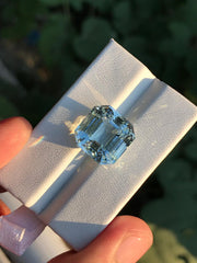 Faceted Aquamarine for sale