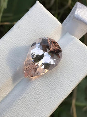 7.69 Carat Faceted Natural Morganite