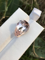 7.69 Carat Faceted Natural Morganite