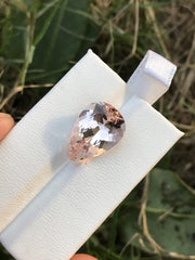 7.69 Carat Faceted Natural Morganite